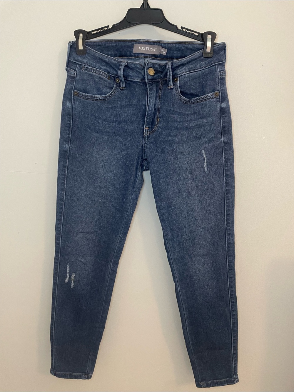 Just USA Women's Dark Blue Skinny Jeans
